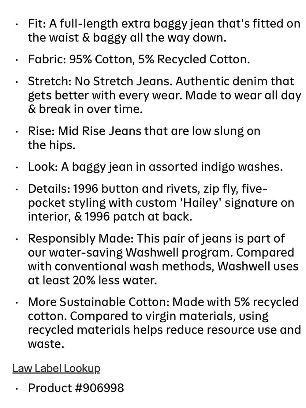Hailey Bieber Extra-baggy  -Jeans in Medium Indigo View 5